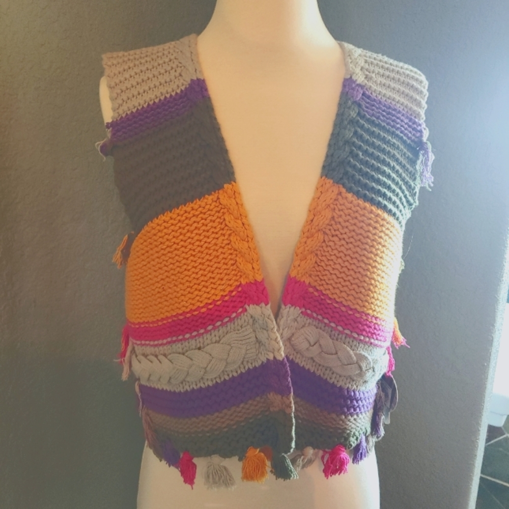 Vera Wang Knit Vest SzM